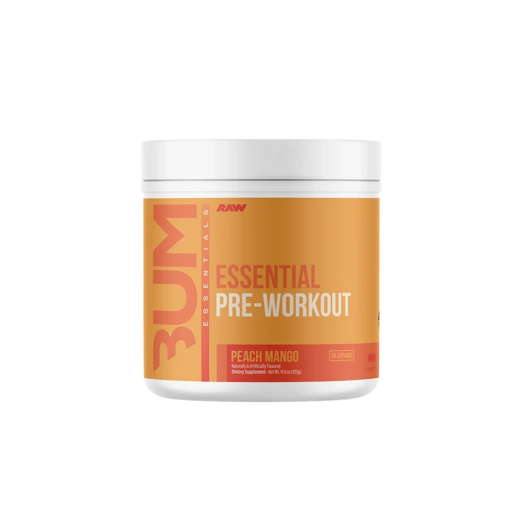 Raw Nutrition Essential Pre Workout - pot peche mangue