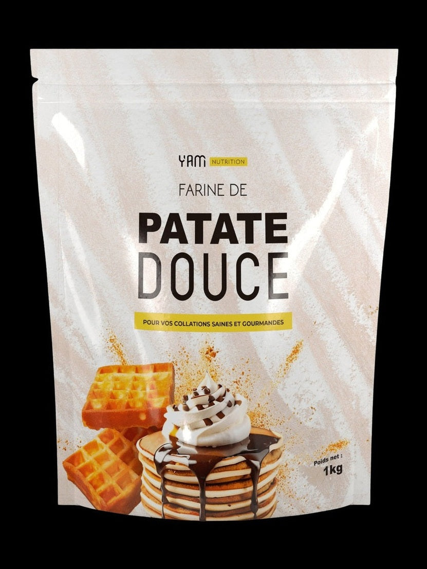 Farine de Patate Douce Yam 1kg - 100% Naturelle Yam Nutrition KISS NUTRITION Montpellier