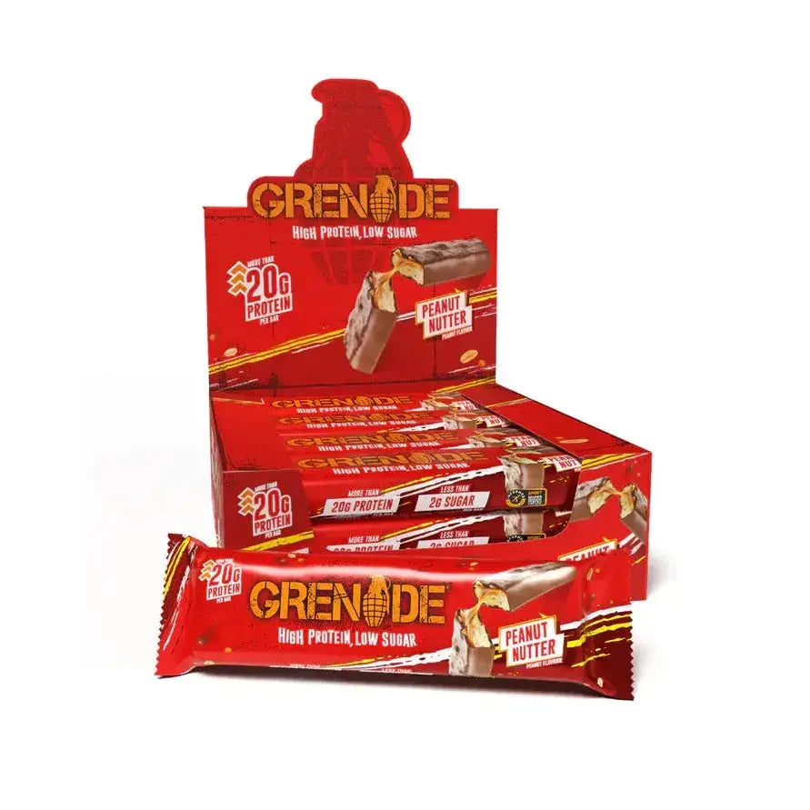 Grenade Carb Killa - Barre Protéinée 23g Faible Sucre GRENADE