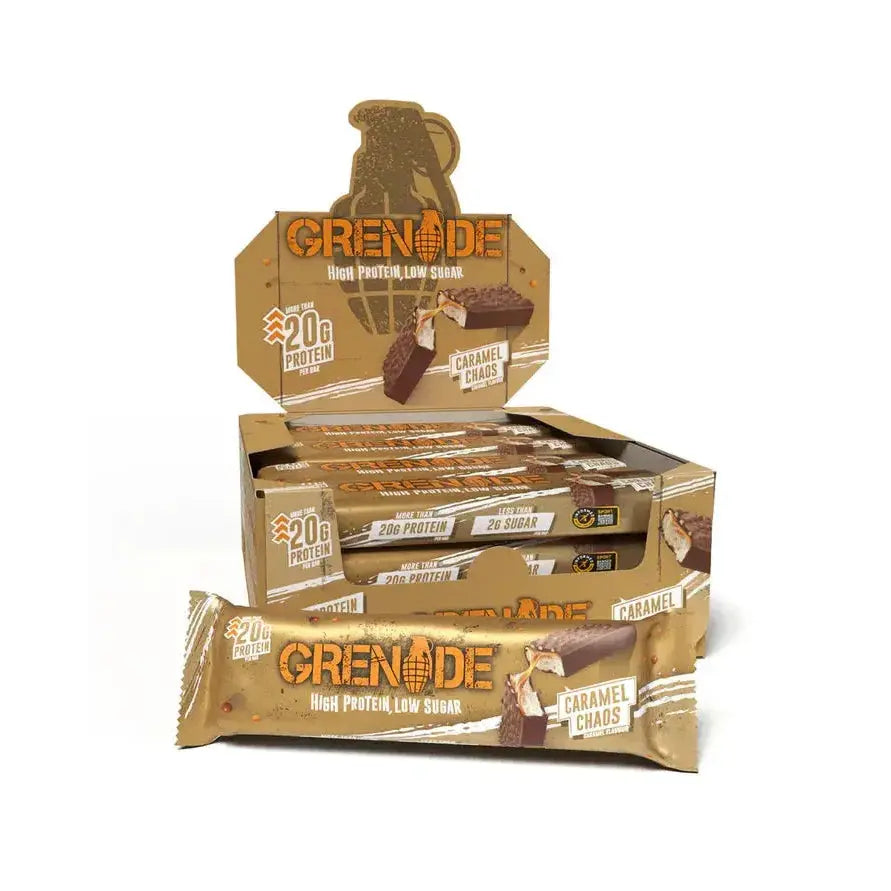 Grenade Carb Killa - Barre Protéinée 23g Faible Sucre GRENADE