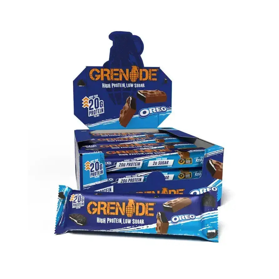 Grenade Carb Killa - Barre Protéinée 23g Faible Sucre GRENADE