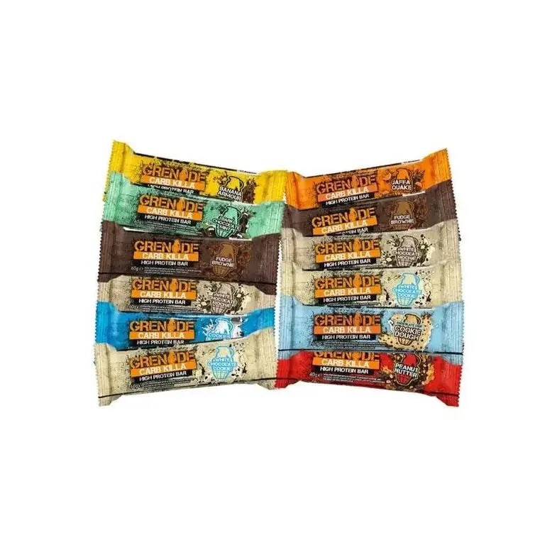 Grenade Carb Killa - Barre Protéinée 23g Faible Sucre GRENADE
