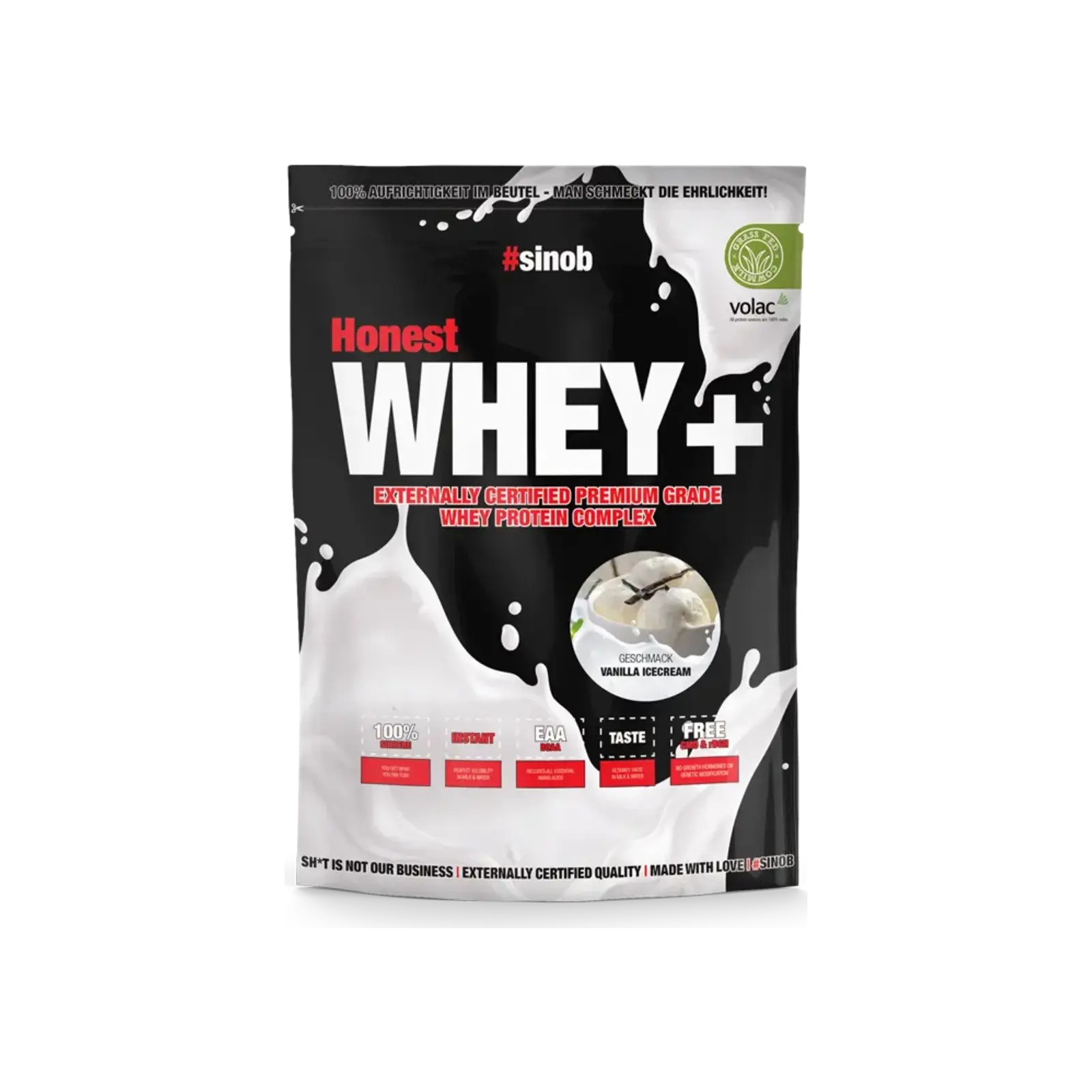 Sinob Honest Whey - premium whey protein concentrate