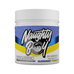 Pot de 255 g Naughty Boy Hydration goût Blueberry Pineapple, boisson aux électrolytes