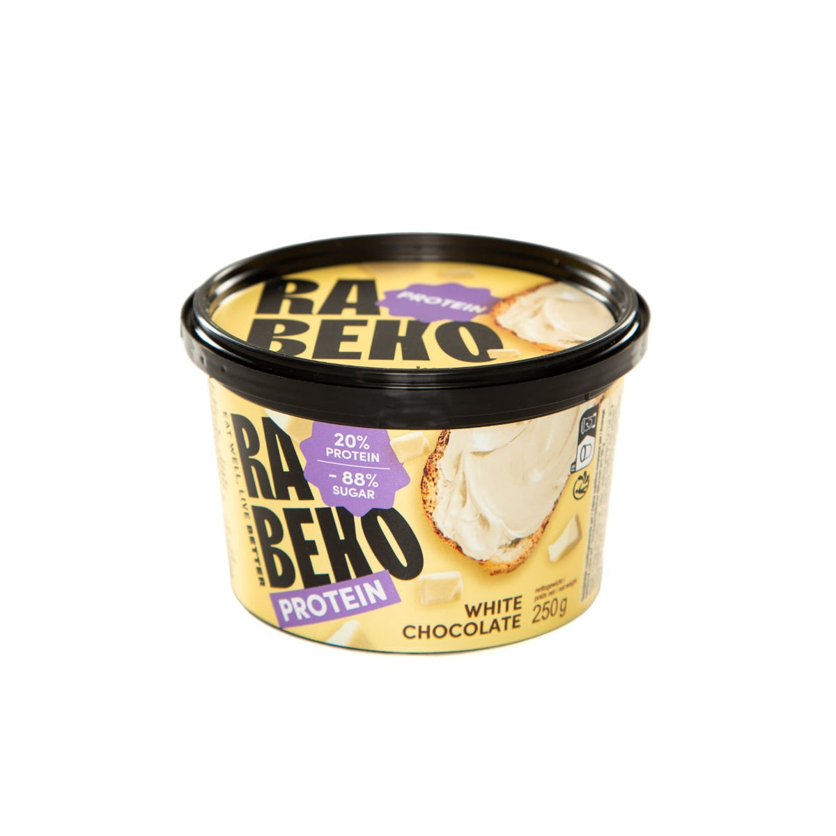 Rabeko Protein Spread - white chocolate pot a tartiner
