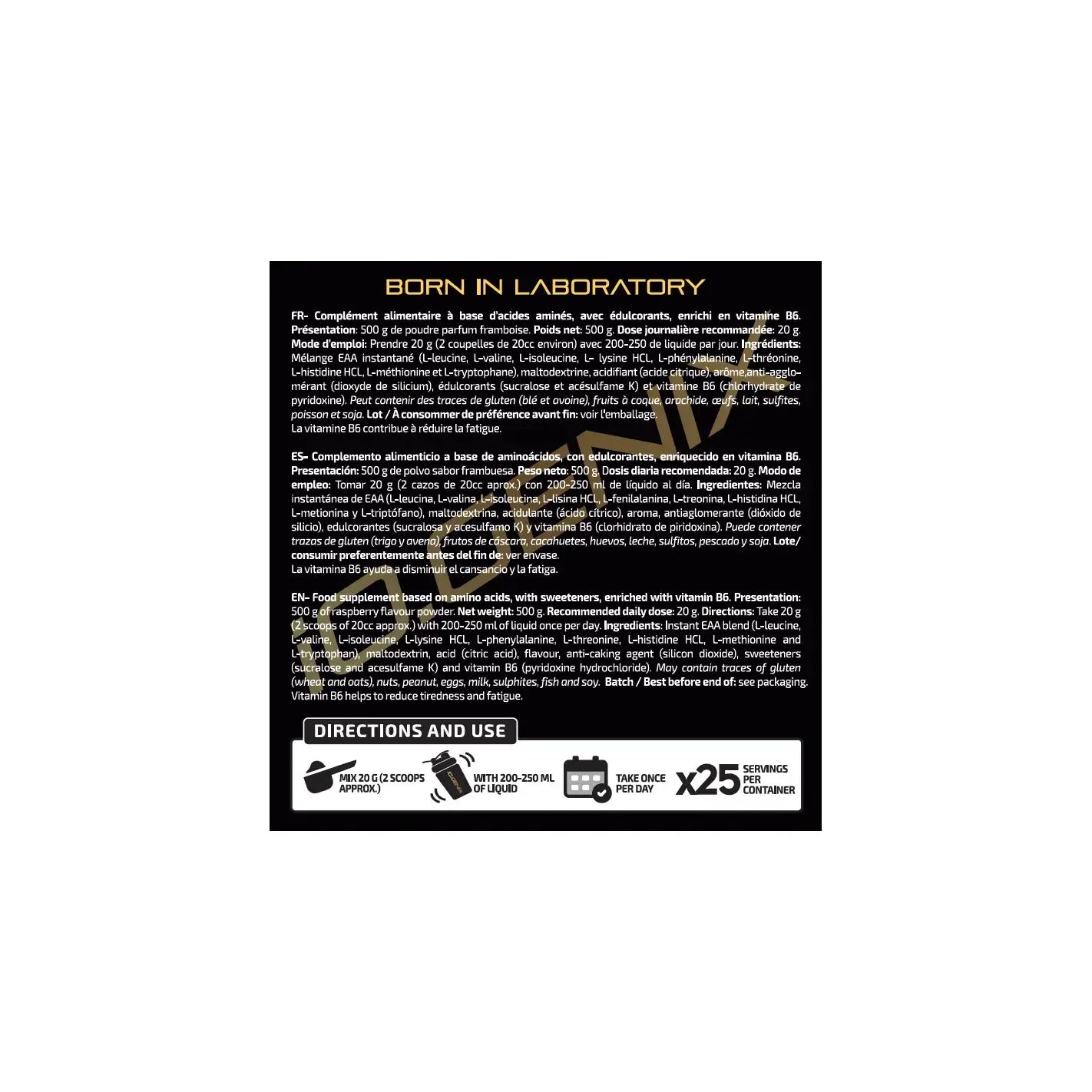 IO Genix AMINO 10 - Acides Aminés Essentiels Complets IO.GENIX