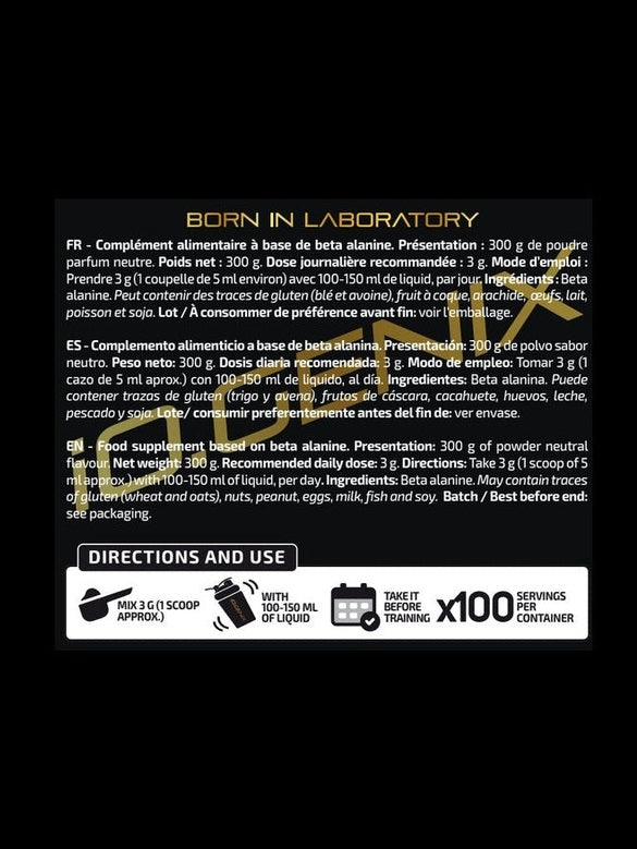 IO.Genix Beta Alanine 300g IO.GENIX KISS NUTRITION Montpellier