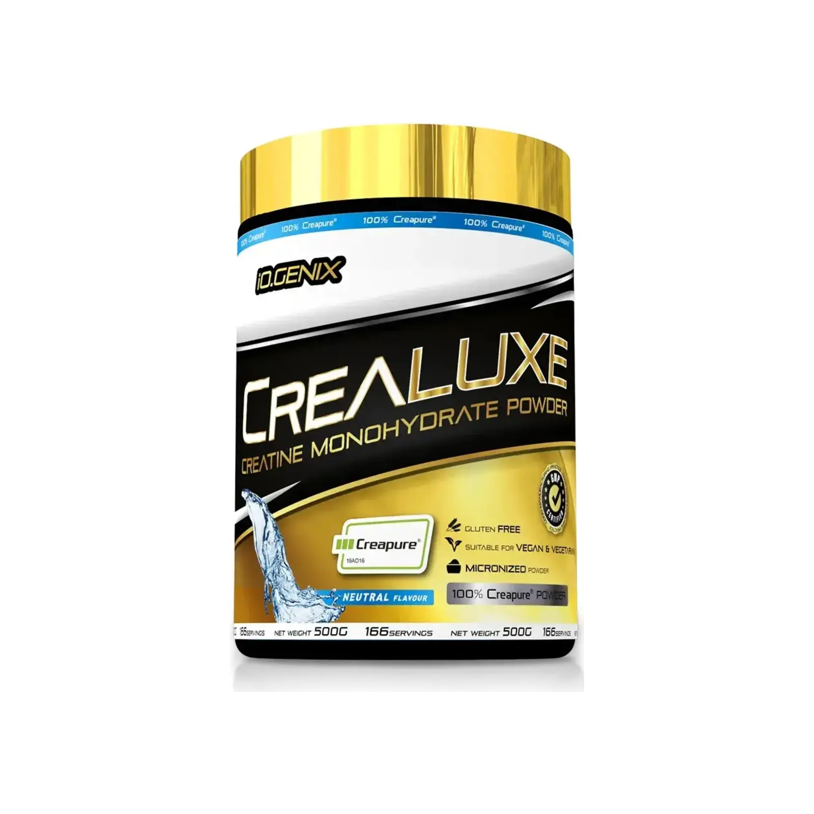 IO Genix Crealuxe Creapure - high-performance micronised creatine