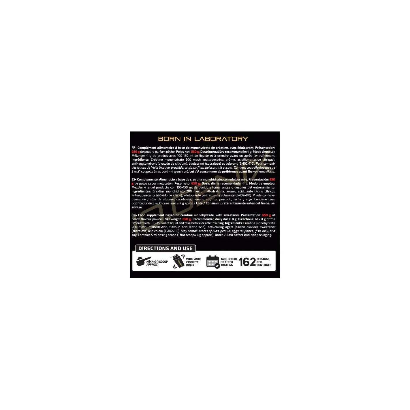 IO Genix Creatine Monohydrate - Force Explosive IO.GENIX