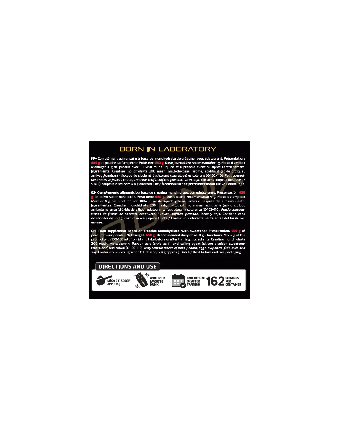 IO Genix Creatine Monohydrate - Force Explosive IO.GENIX