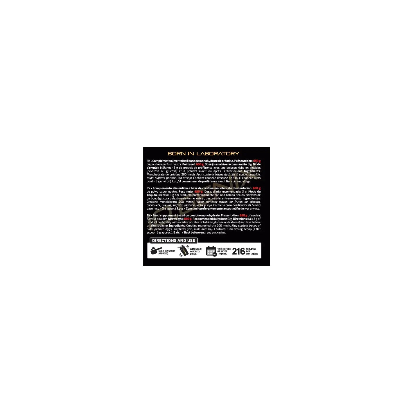 IO Genix Creatine Monohydrate - Force Explosive IO.GENIX