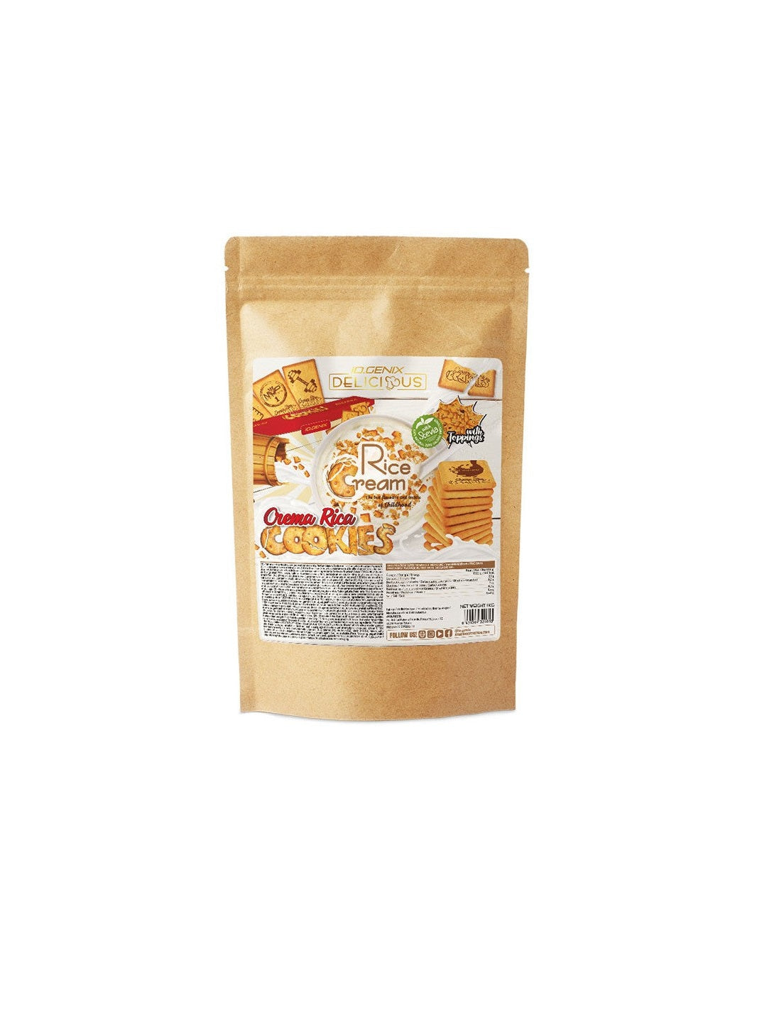 IO.Genix Crème de riz 1kg IO.GENIX KISS NUTRITION Montpellier