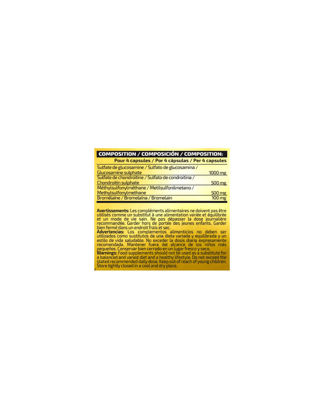 IO.Genix Glucosamine Complex 120caps IO.GENIX KISS NUTRITION Montpellier