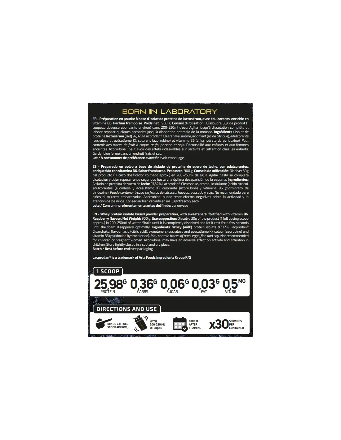 IO Genix IsoZero Clear - Isolat Whey Rafraîchissant IO.GENIX