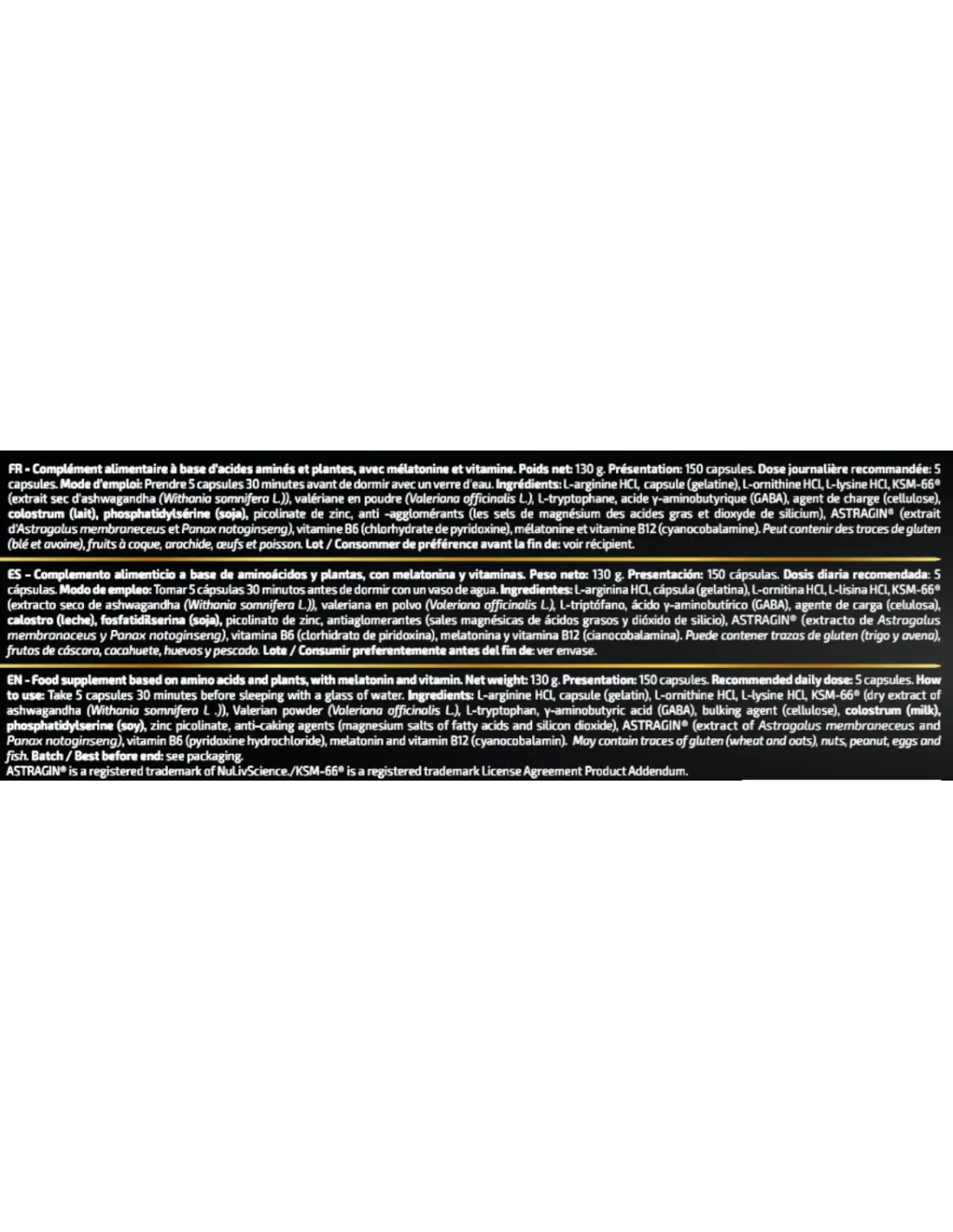 IO Genix Luxury GH Night Recovery - Sommeil Réparateur IO.GENIX