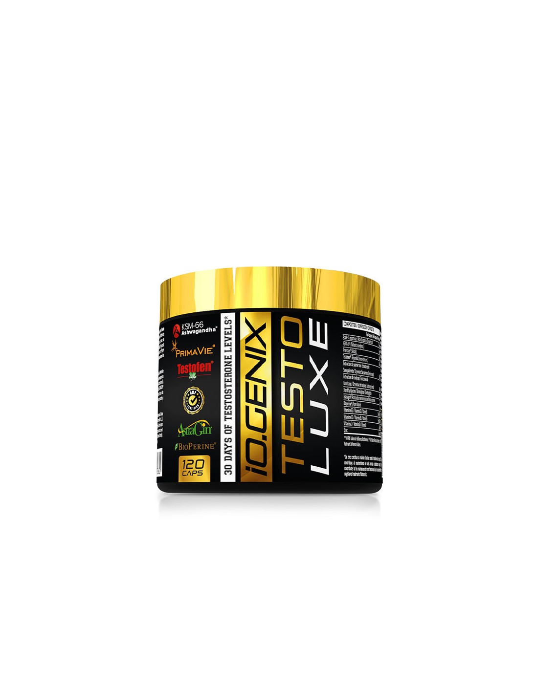 IO.Genix Luxury TESTO LUXE 120caps IO.GENIX KISS NUTRITION Montpellier