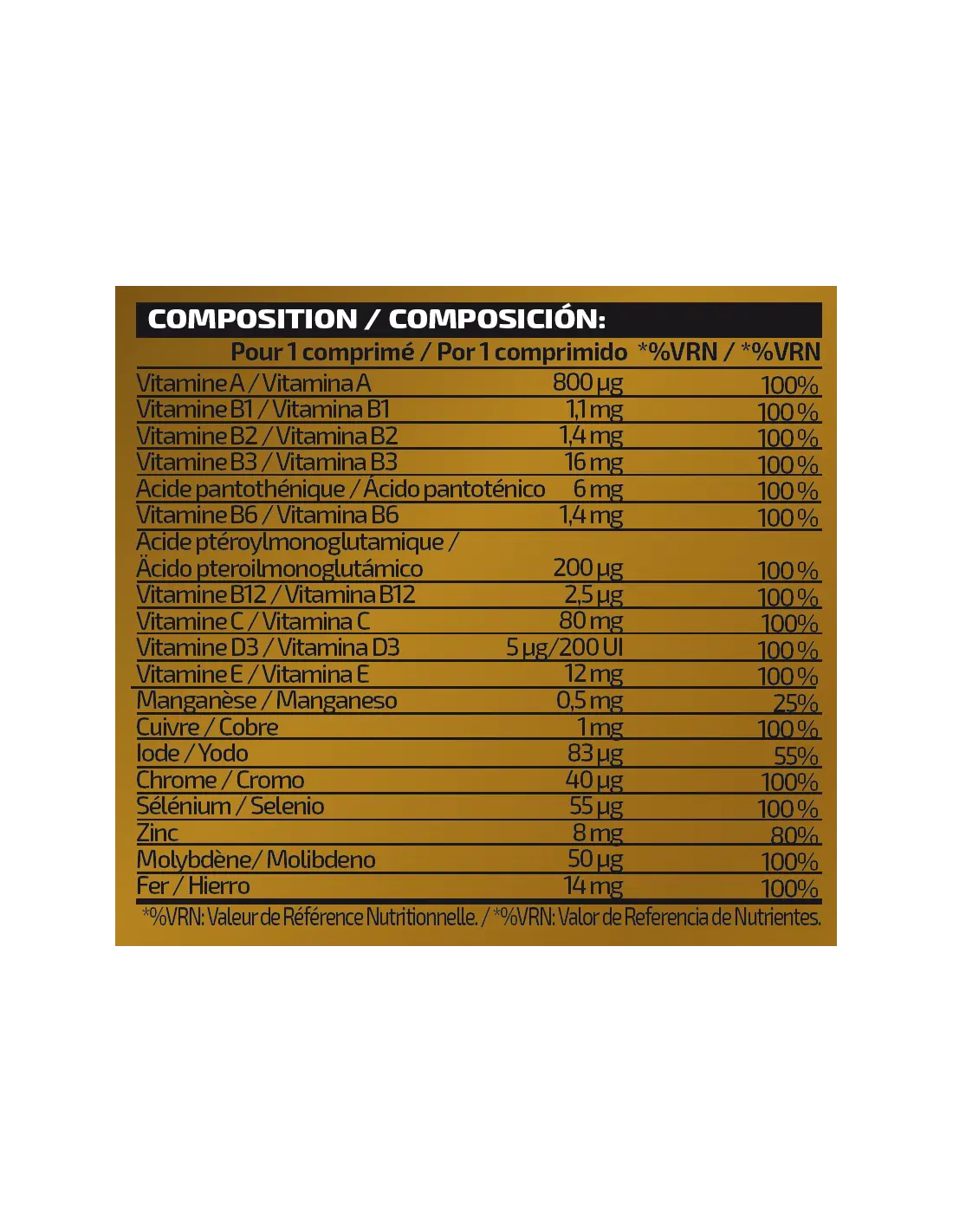 IO Genix Multivit - Vitamines Minéraux Vitalité Sport IO.GENIX