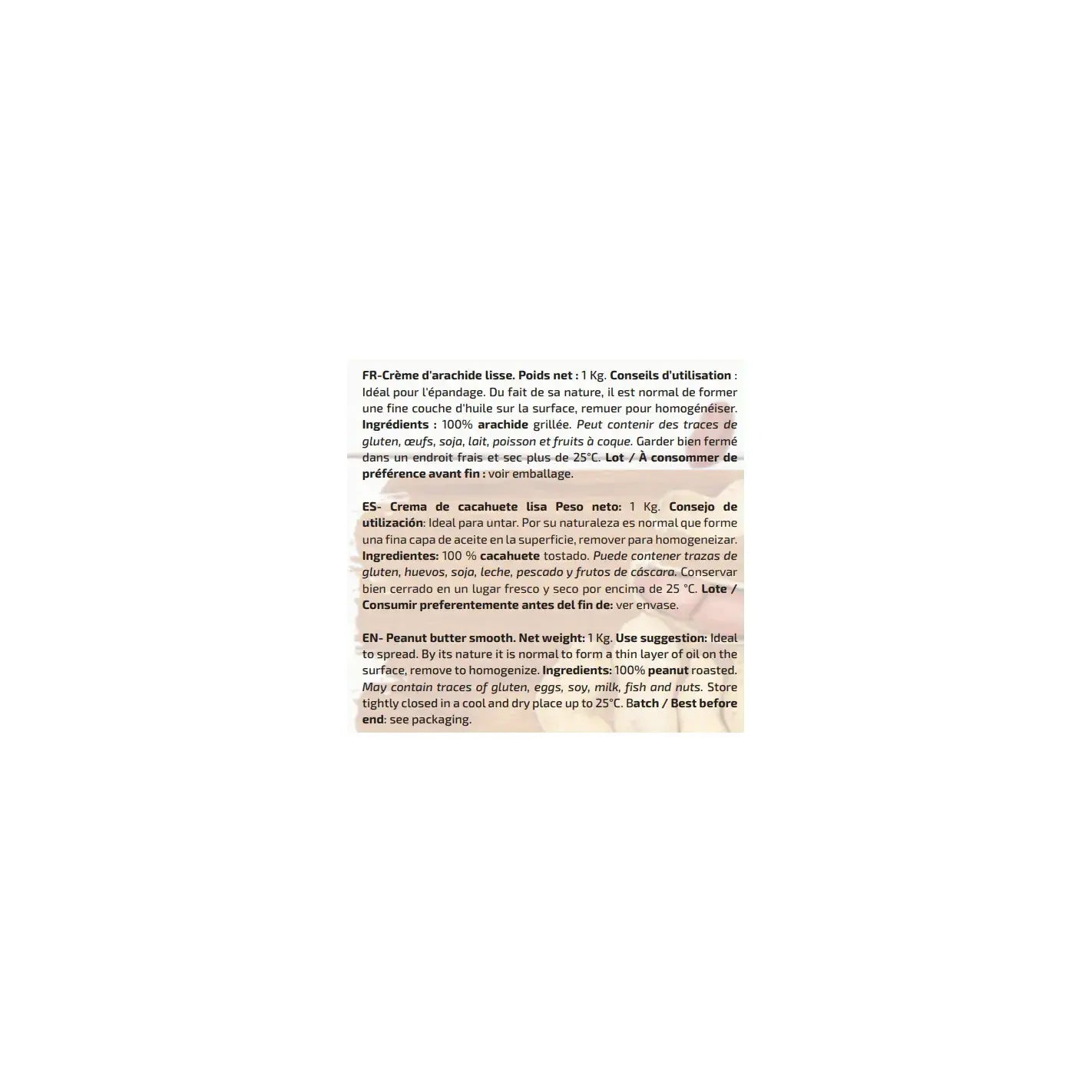 IO Genix Peanut Butter - Beurre Cacahuètes 100% Naturel IO.GENIX