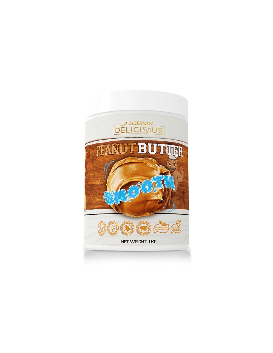 IO.Genix Peanut Butter Smooth 1Kg IO.GENIX KISS NUTRITION Montpellier