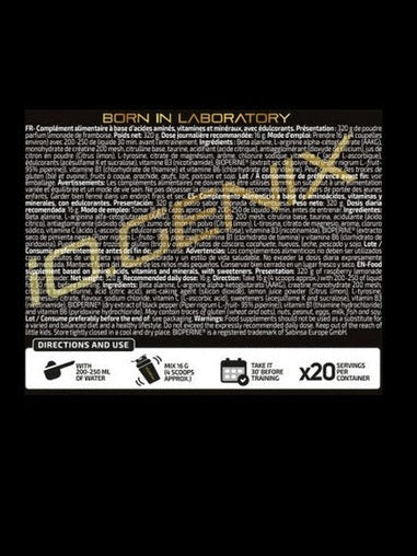 IO.Genix PreWork NOSTIM IO.GENIX KISS NUTRITION Montpellier