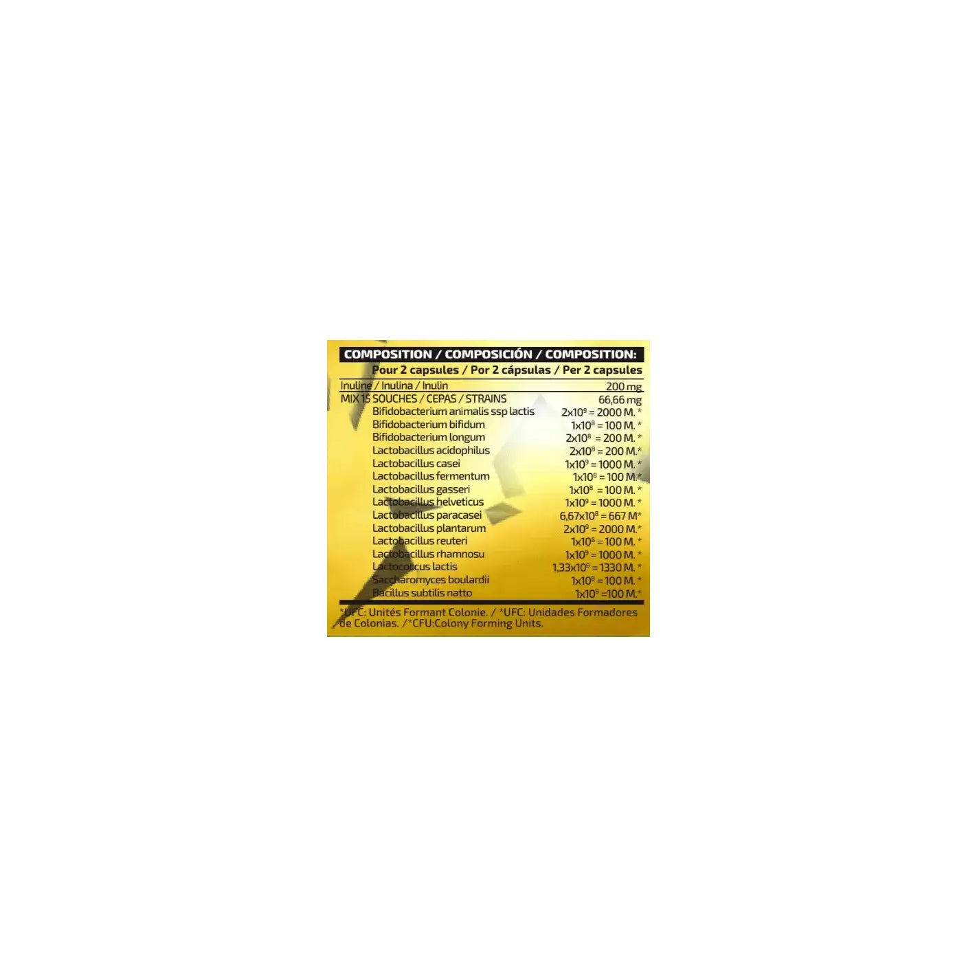 IO Genix Probiotic Mix - Complexe 15 Souches Microbiote IO.GENIX