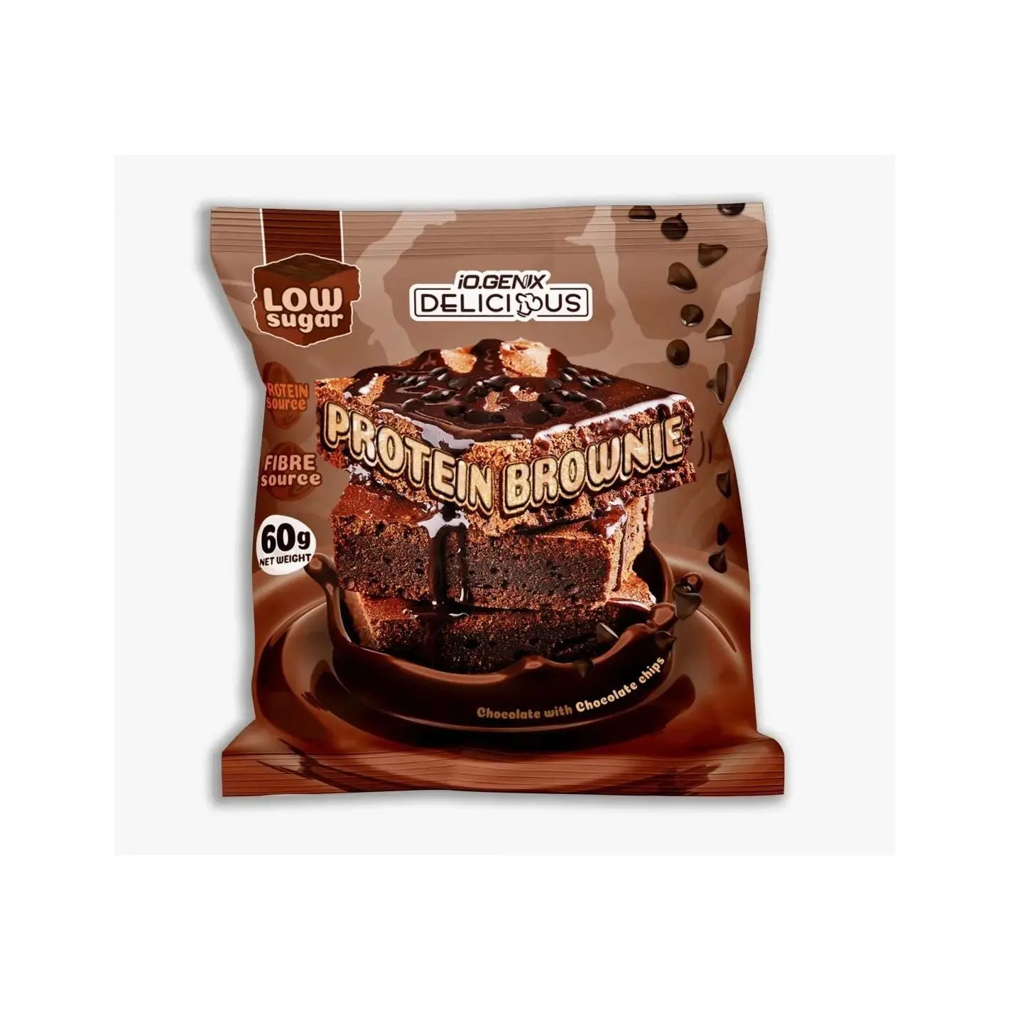 IO Genix Protein Brownie - Encas Gourmand Artisanal IO.GENIX