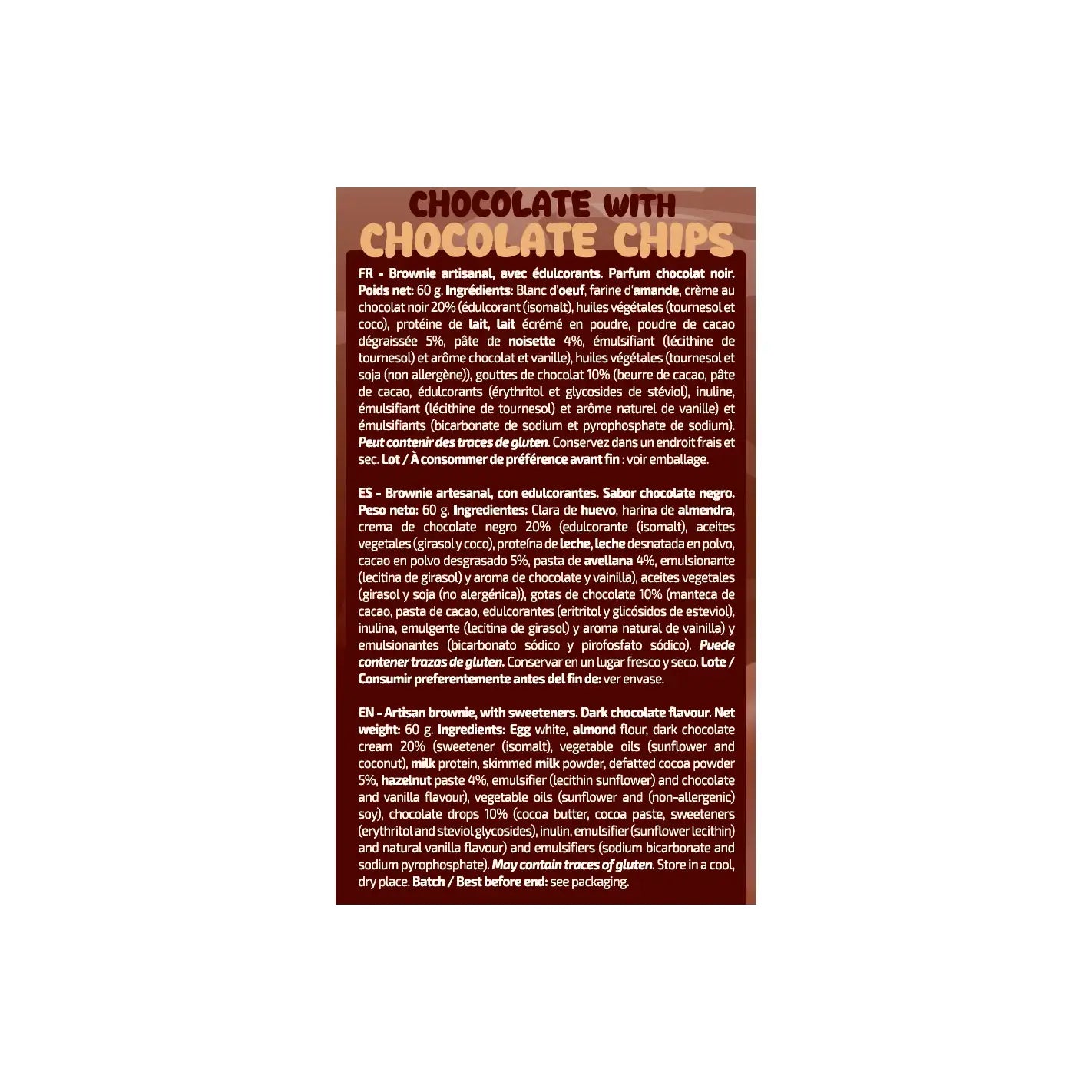 IO Genix Protein Brownie - Encas Gourmand Artisanal IO.GENIX