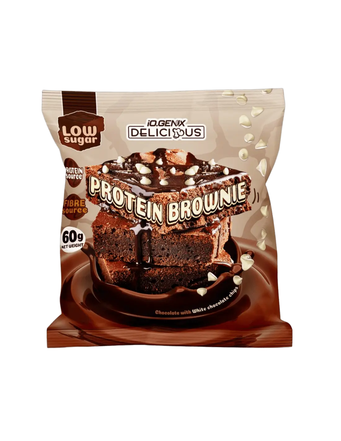 IO Genix Protein Brownie – Brownie Protéiné Artisanal IO.GENIX