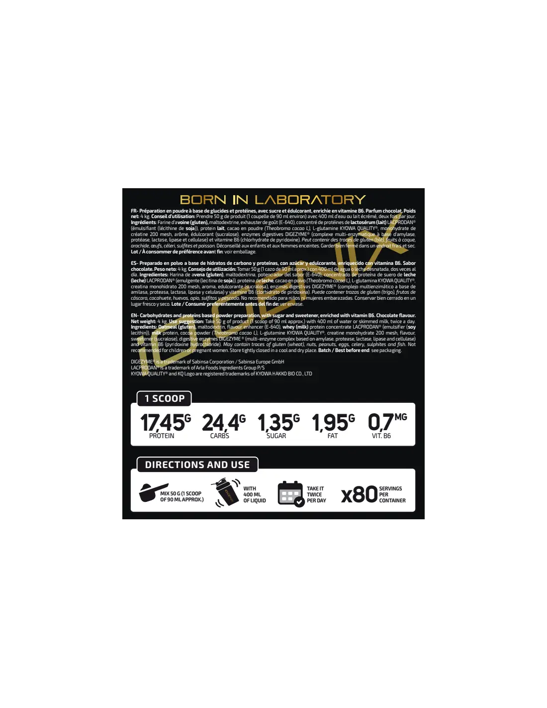 IO Genix Protein Mass - Développement Musculaire Rapide IO.GENIX