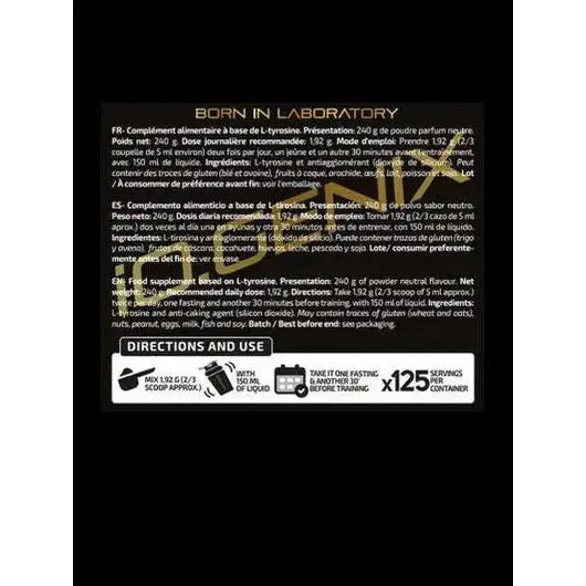 IO Genix Pure Tyrosine - Précurseur Dopamine Premium IO.GENIX