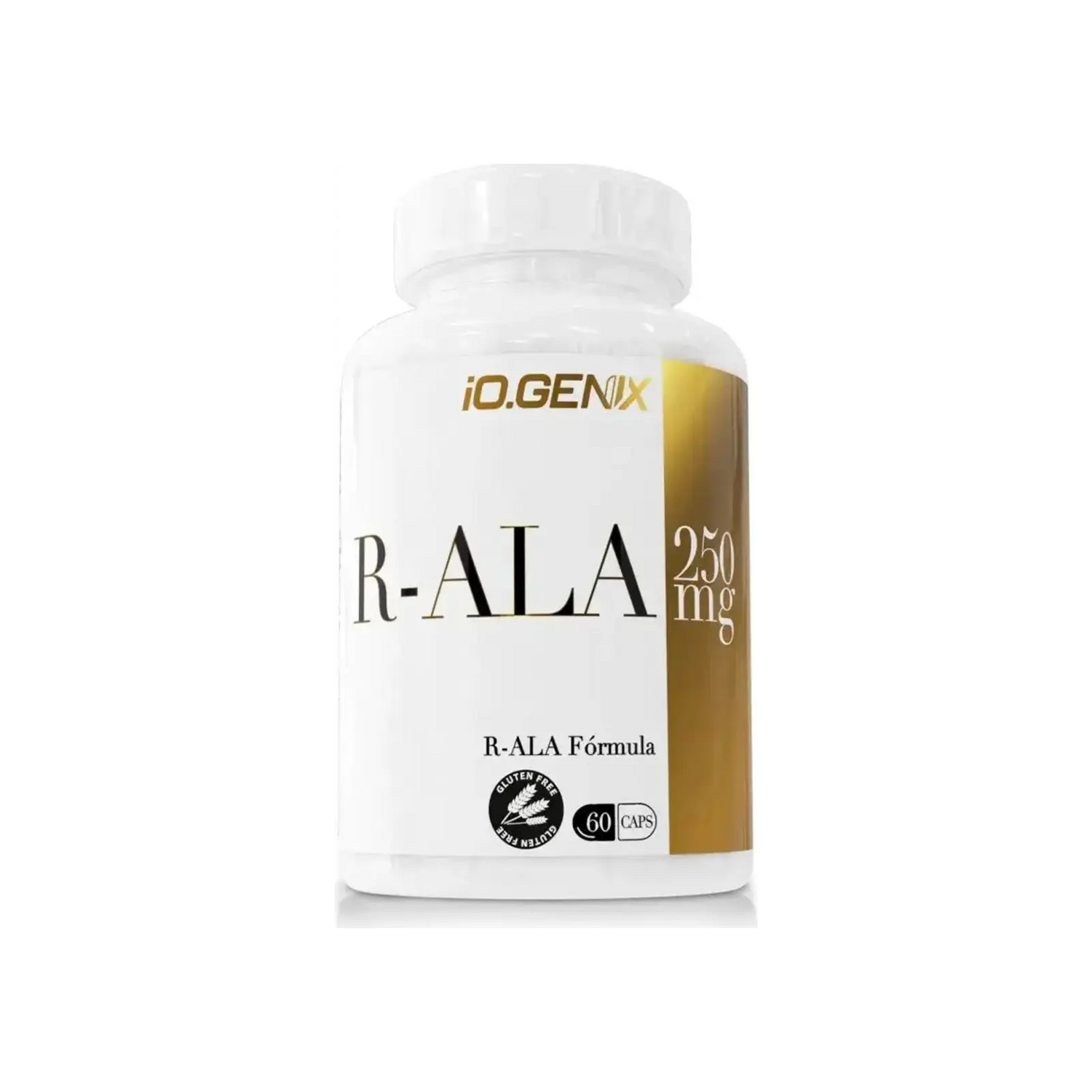 IO Genix R-ALA 250 mg, alpha-lipoic acid cellular antioxidant