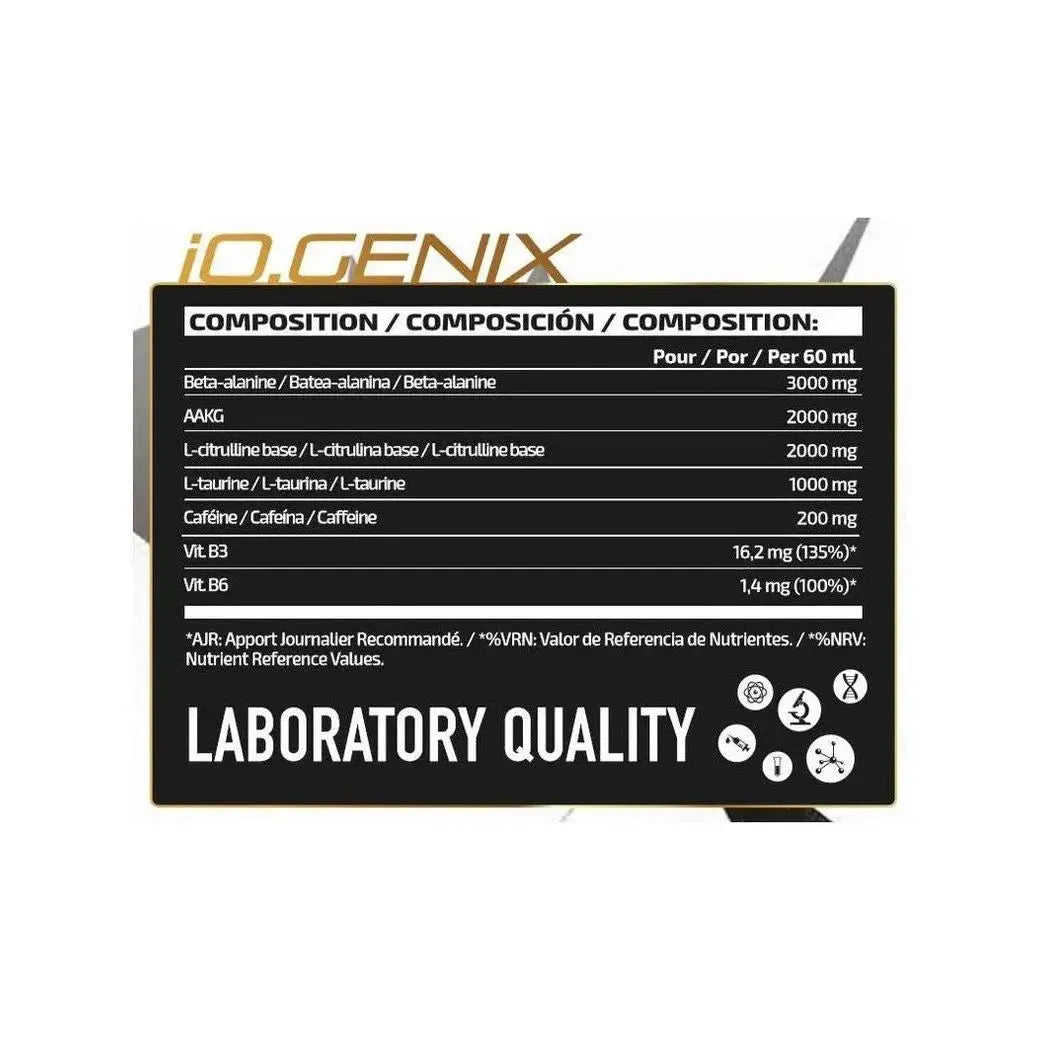 IO Genix Russian Roulette - Pre-Workout Shot Énergie IO.GENIX