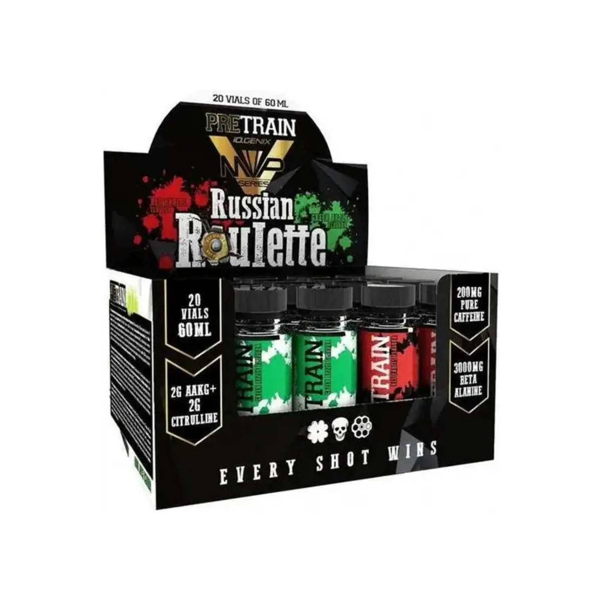 IO Genix Russian Roulette - edzés előtti energiashot