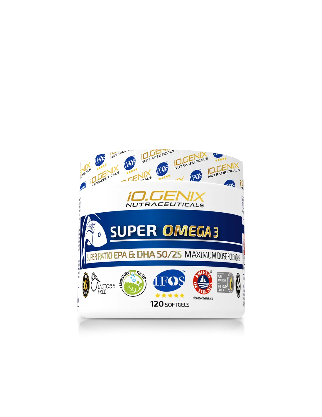 IO Genix Super Omega 3 Luxury - Ratio EPA/DHA Premium IO.GENIX