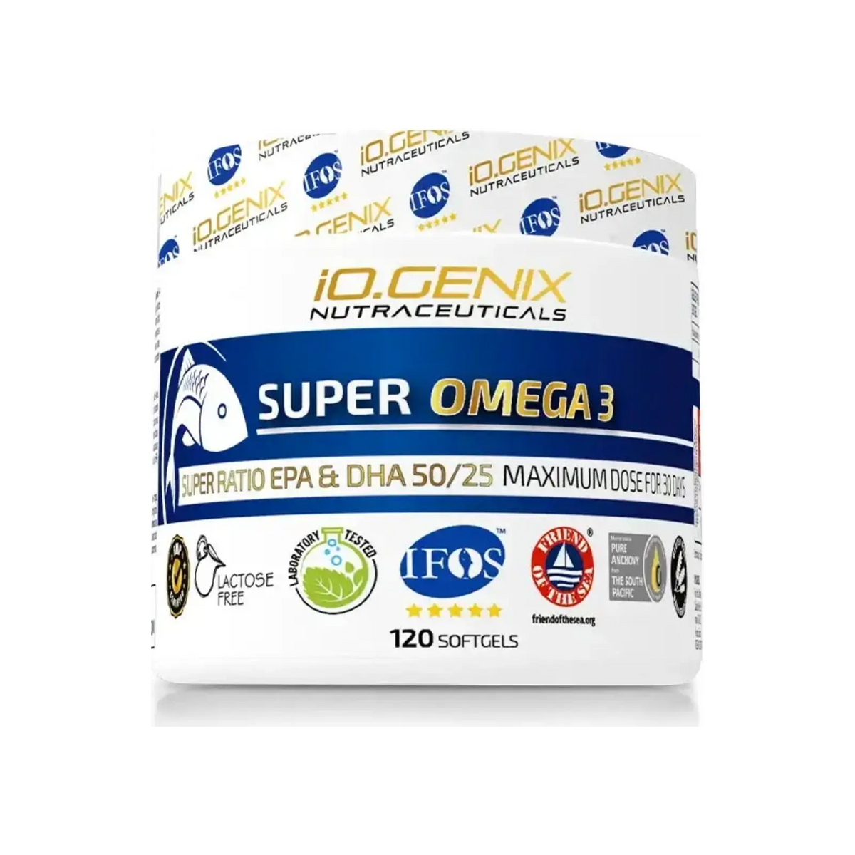 Oméga 3 IO Genix Super Omega 3 Luxury du pack articulations