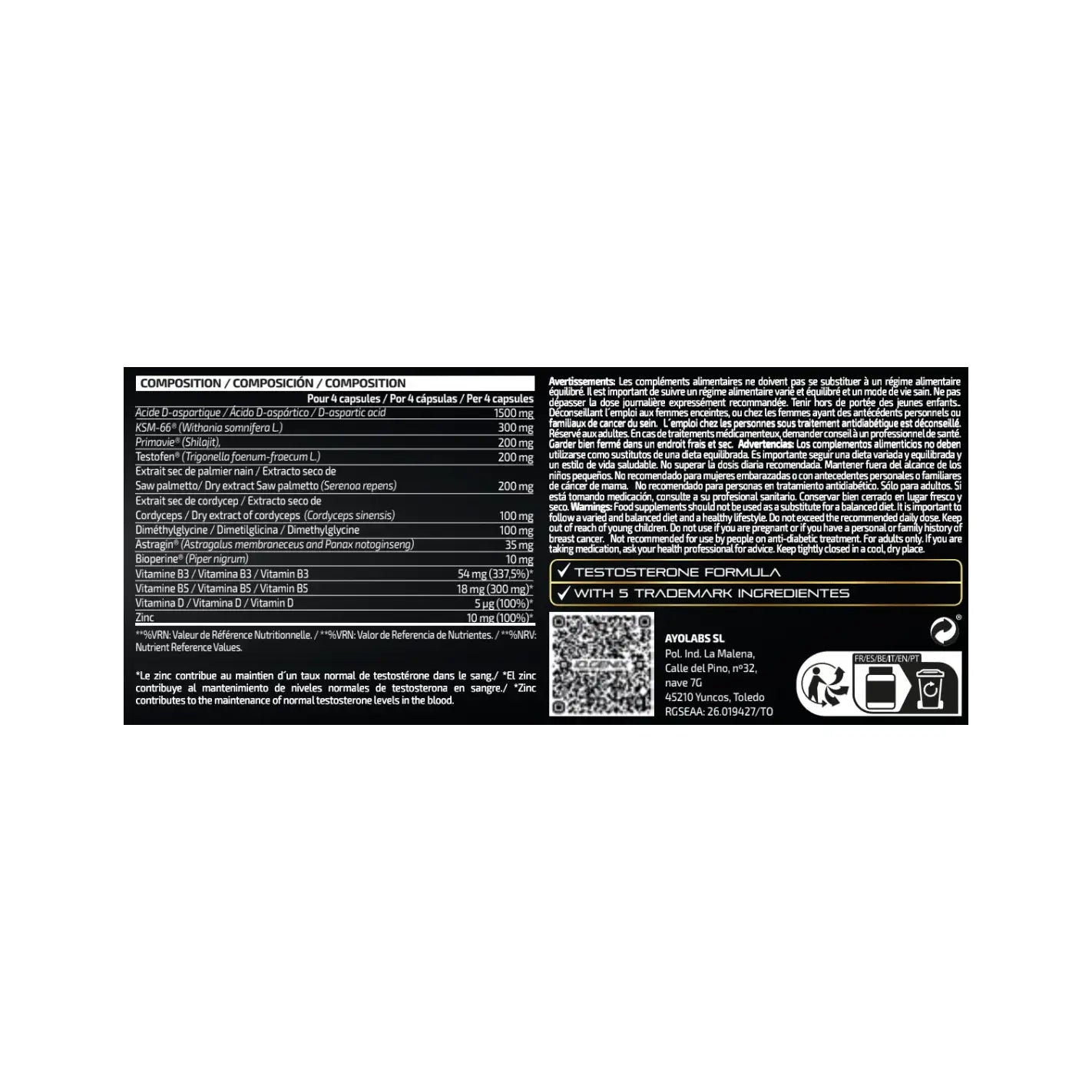 IO Genix TestoLuxe - Booster Hormonal Naturel Premium IO.GENIX