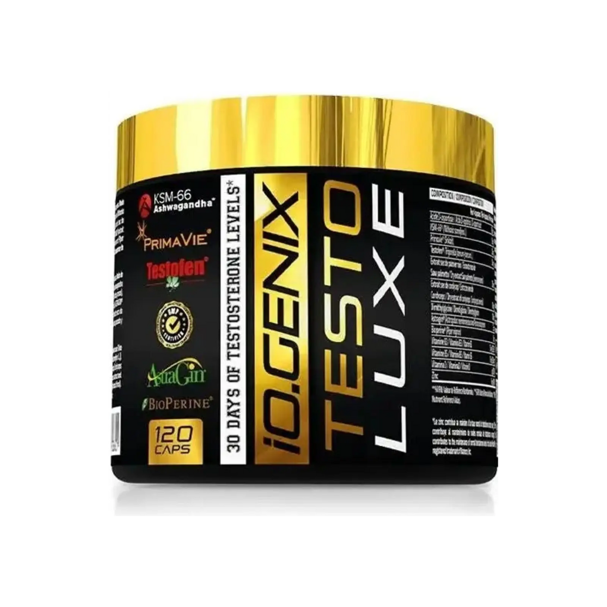 IO Genix Testo Luxe, premium natural hormonal booster