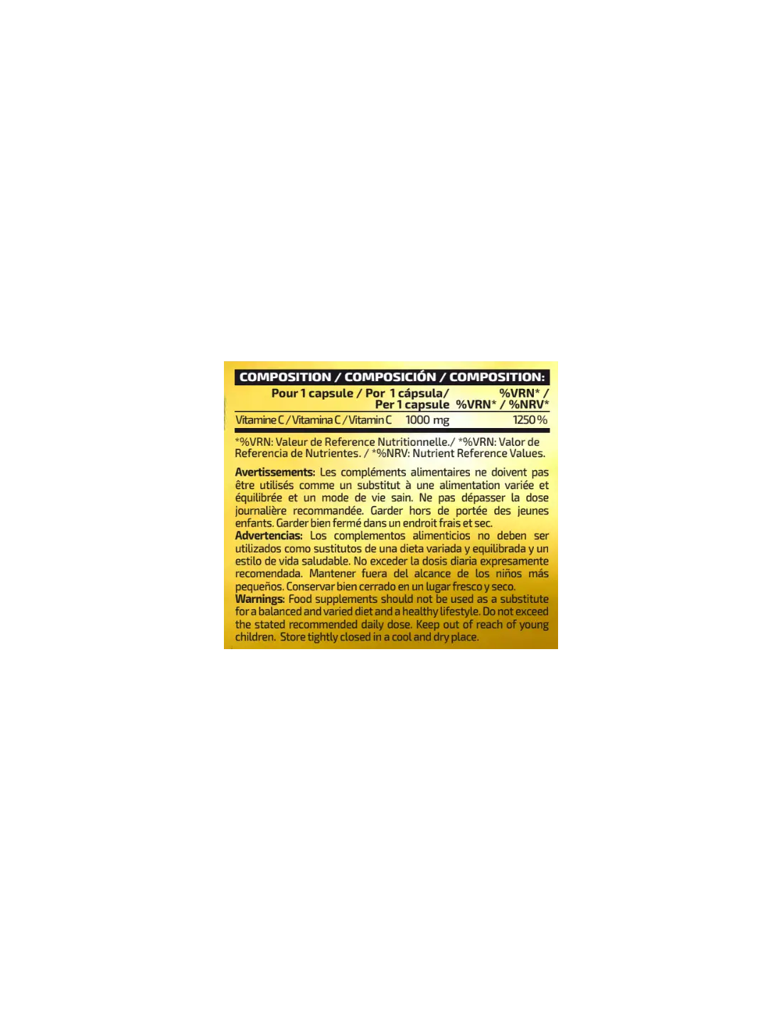 IO Genix Vitamin C1000 Antioxydant - Protection Immunitaire IO.GENIX