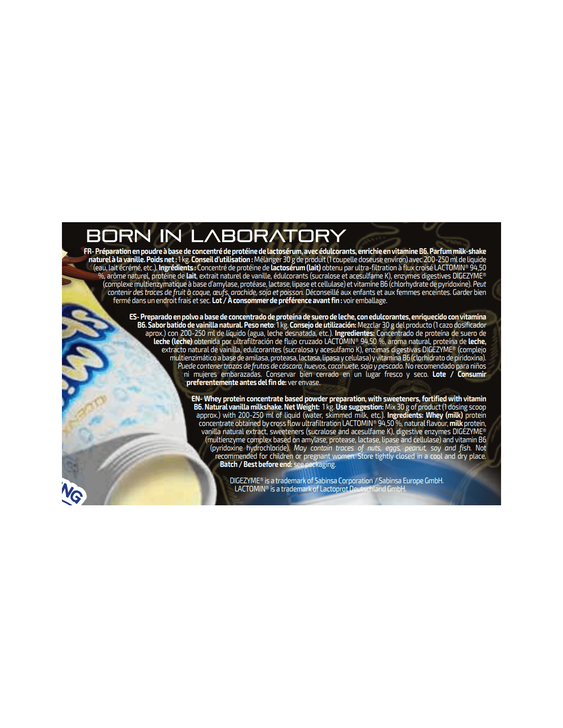 IO.Genix Whey 80 1kg Lactomin IO.GENIX KISS NUTRITION Montpellier