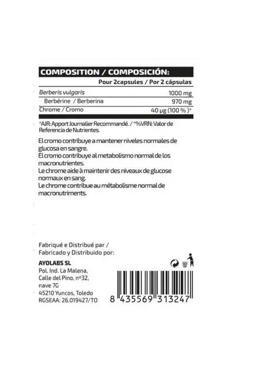 IO.Genix Berberine Complex 60caps IO.GENIX