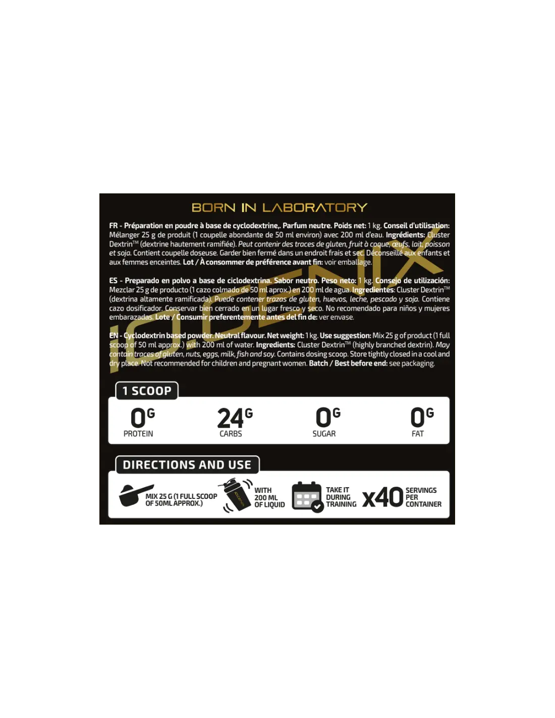 IO.Genix Cluster Dextrin 1kg IO.GENIX