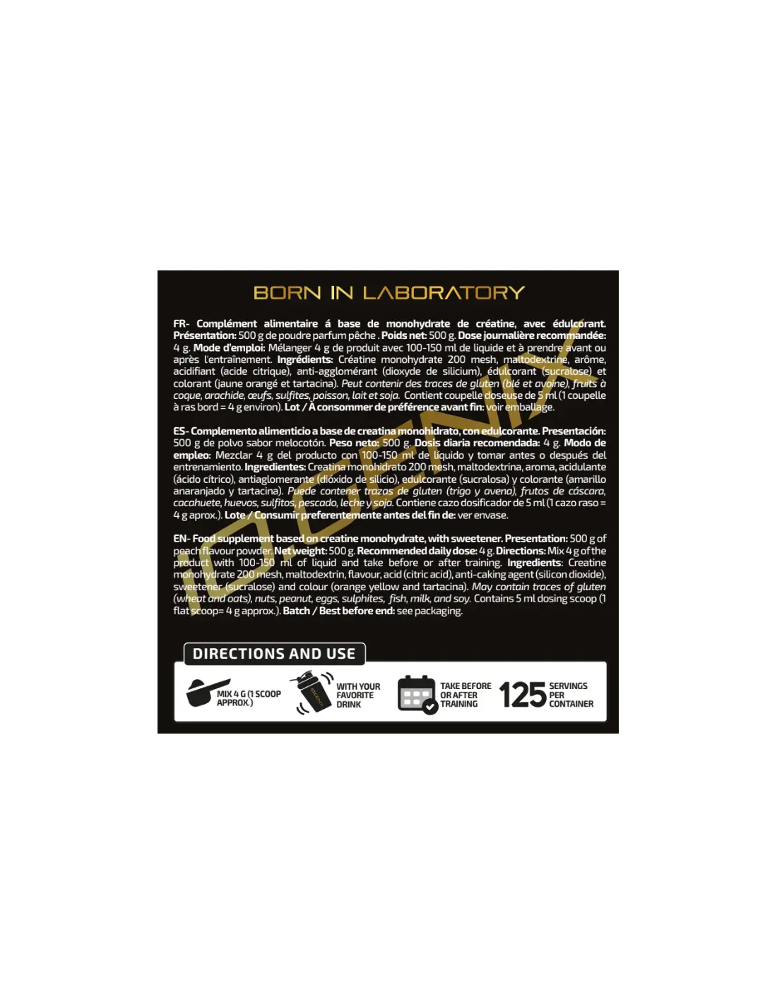 IO.Genix Creatine Monohydrate 500g IO.GENIX