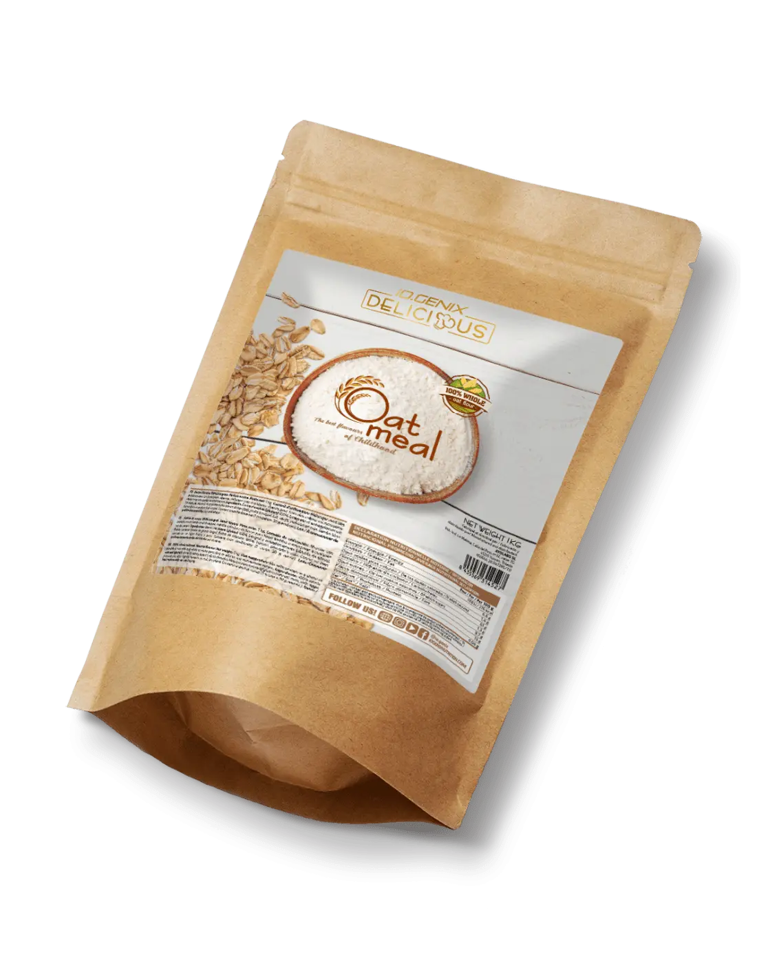 IO.Genix Farine D'Avoine Neutre 1kg