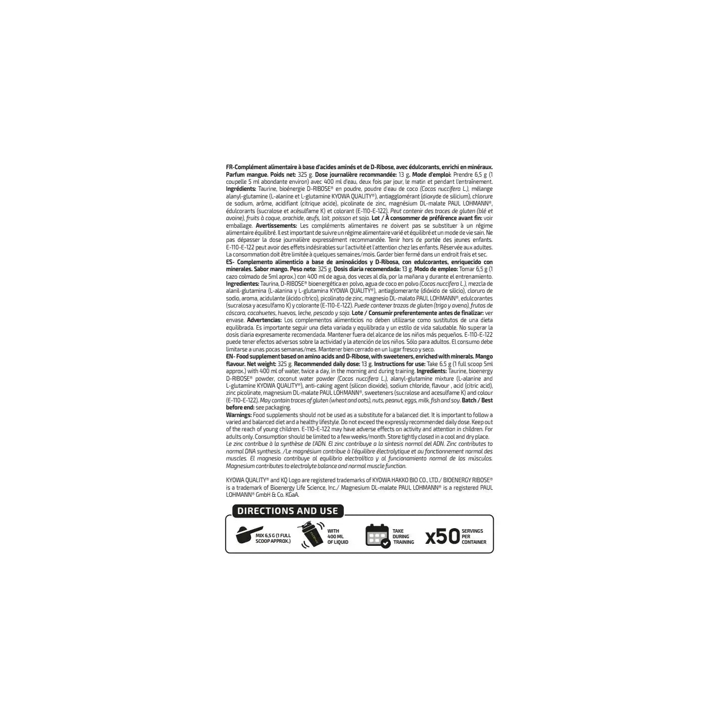 IO.Genix Hydra Train - Complexe Hydratation & Acides Aminés IO.GENIX