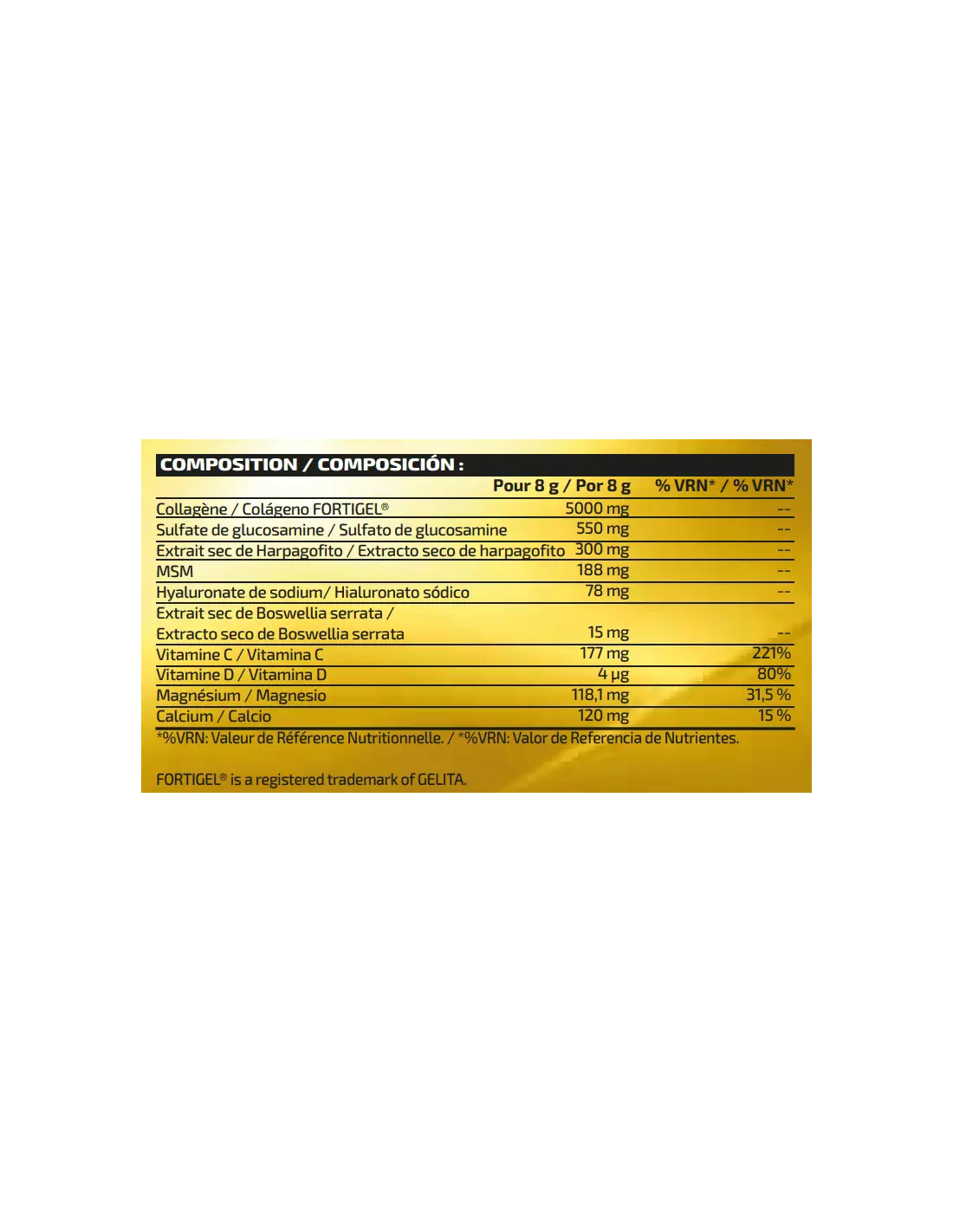 IO.Genix Peptides Collagen Fortigel® 320g Citron IO.GENIX