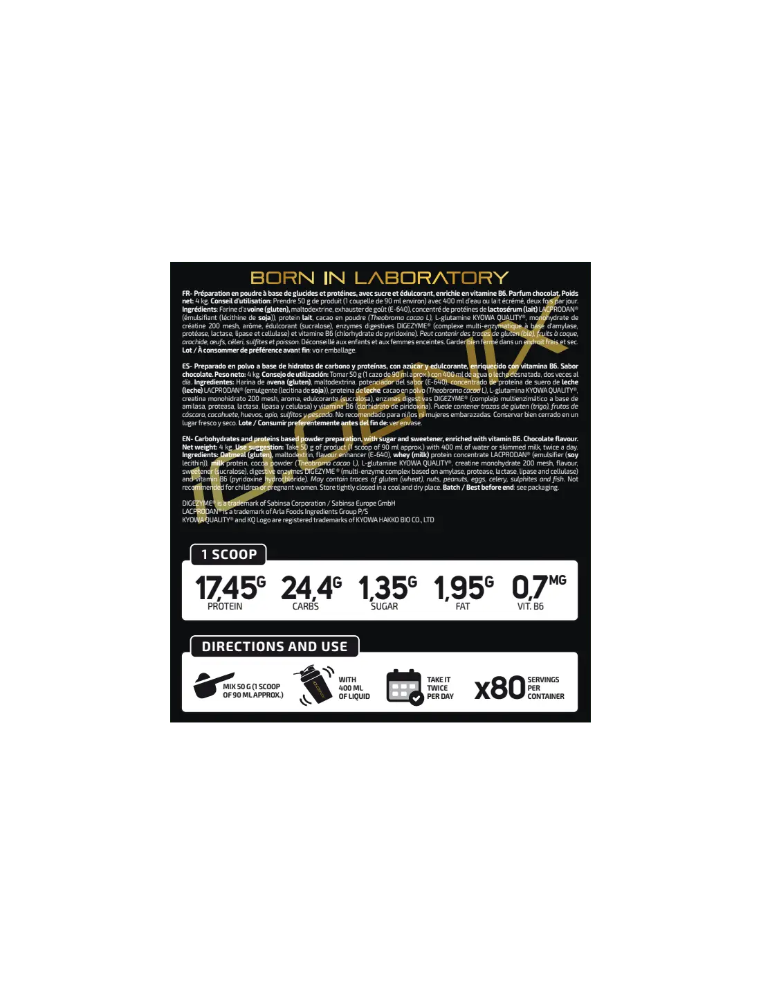 IO.Genix Protein Mass 4kg