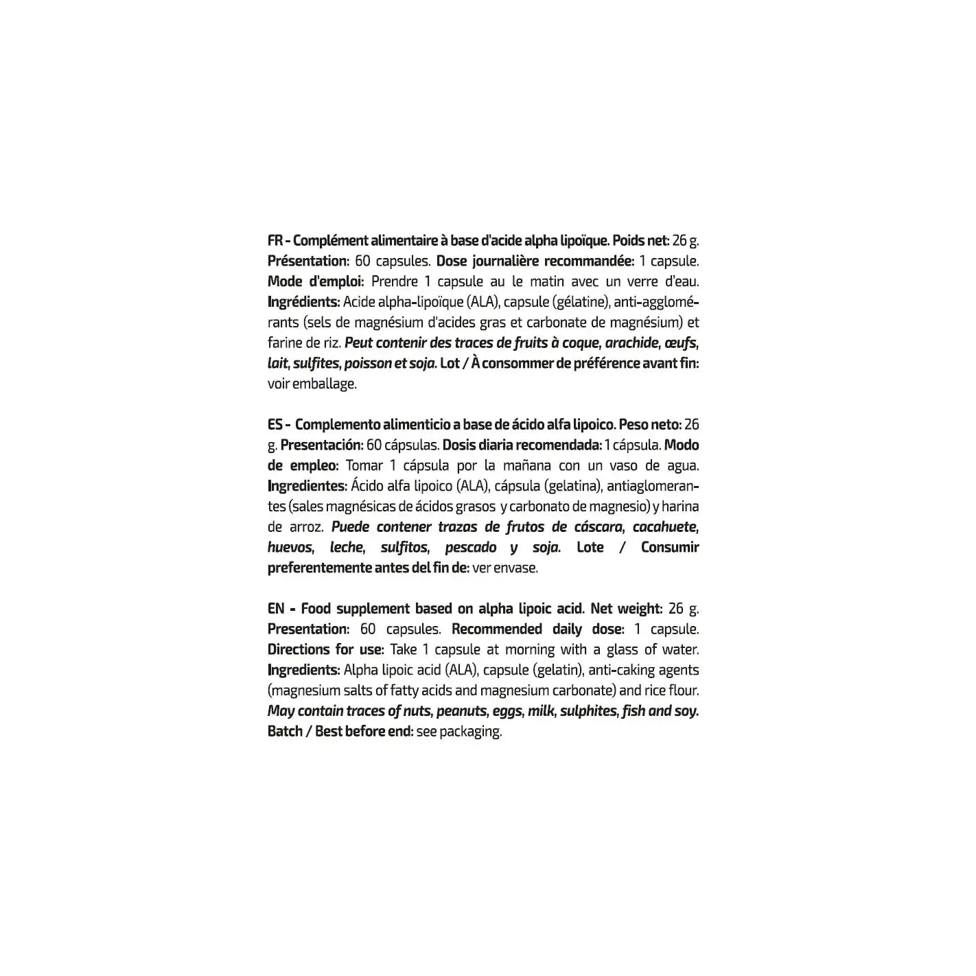 IO.Genix R-ALA 250 mg - alfa-liponsav sejtszintű antioxidáns IO.GENIX