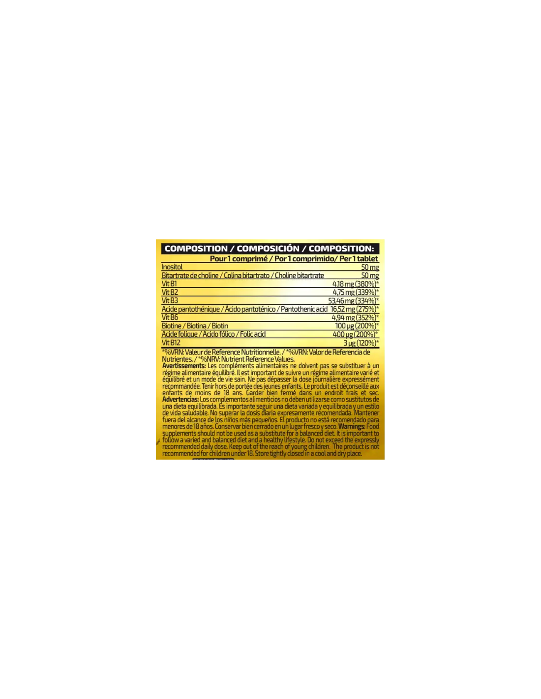 IO.Genix Vitamine B Professional 60caps IO.GENIX