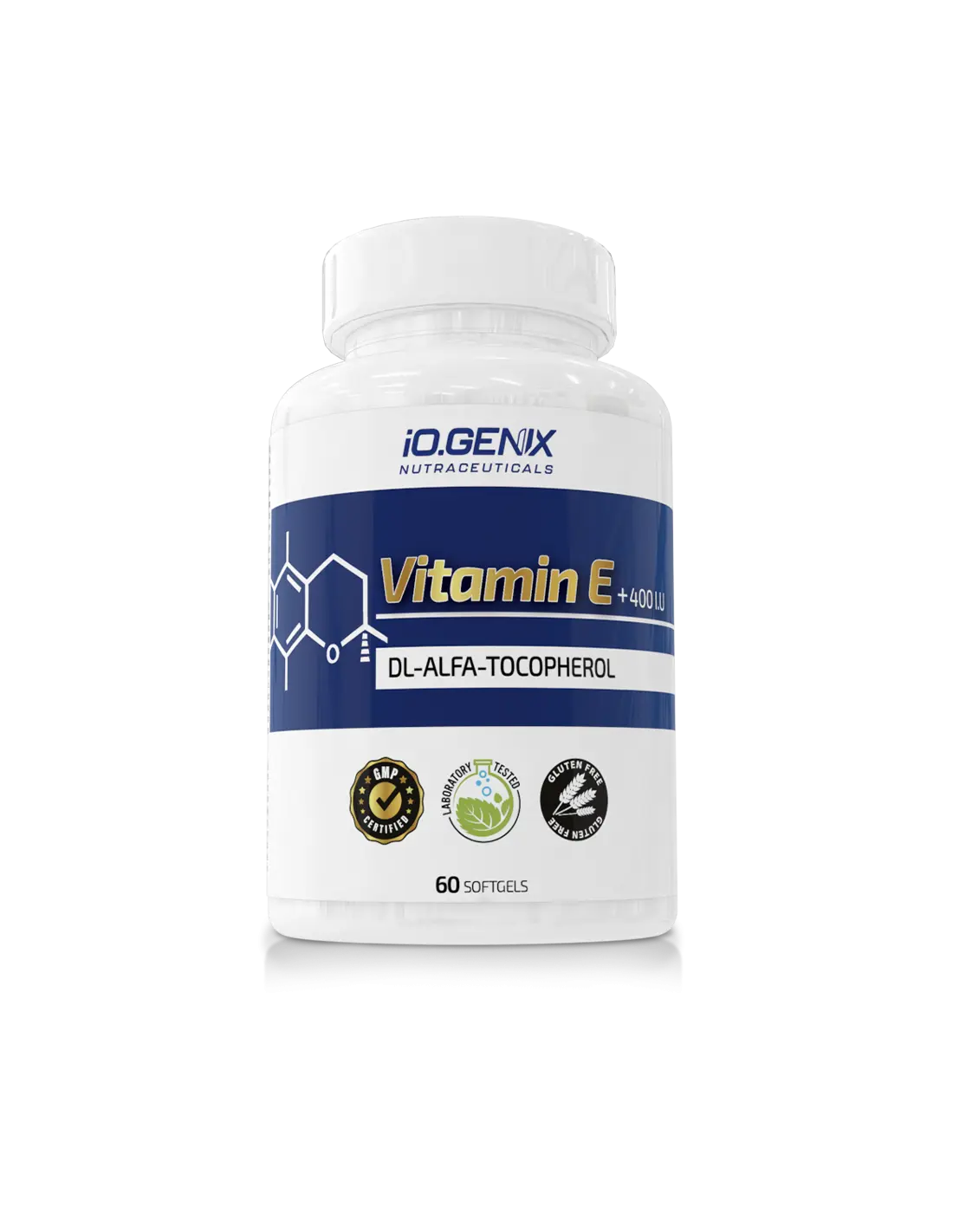 IO.Genix Vitamine E 400 UI - Antioxydant Puissant & Cellulaire IO.GENIX