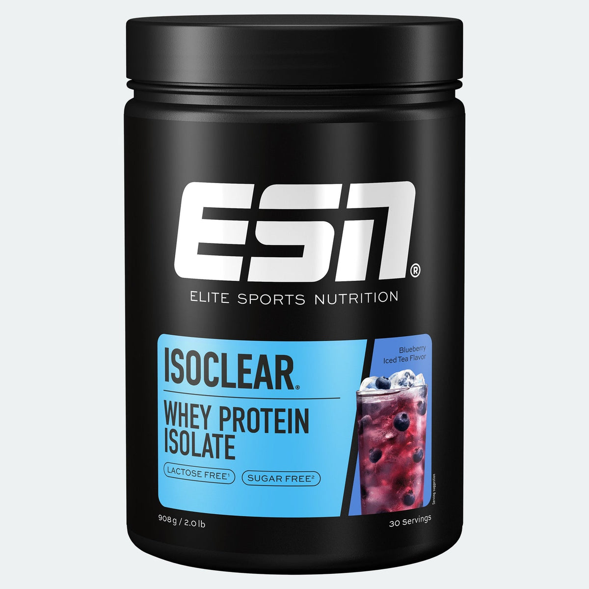 ESN Clear Whey Isolate saveur Ice Tea Myrtille